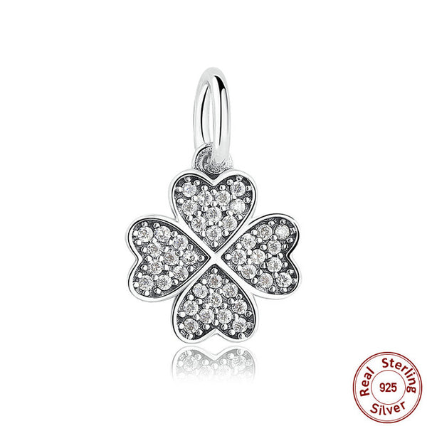 9 Style 925 Sterling Silver My Princess Clear CZ Pendant Dangling Tiara Charm Fit Pandora Charms Bracelet Jewelry Making WEUS014