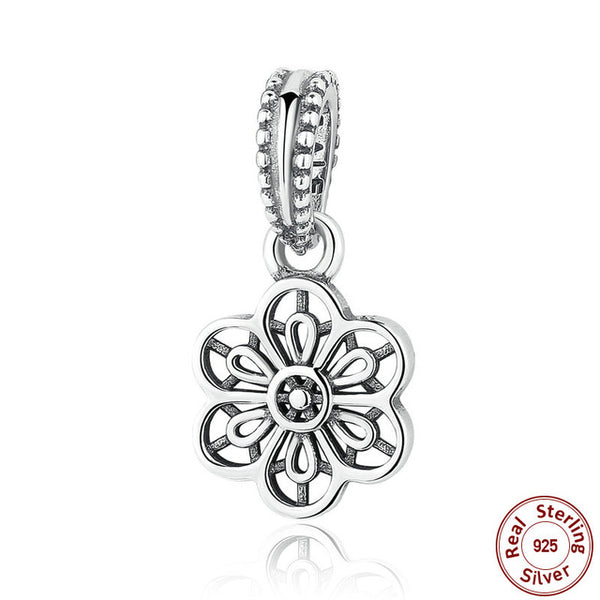 9 Style 925 Sterling Silver My Princess Clear CZ Pendant Dangling Tiara Charm Fit Pandora Charms Bracelet Jewelry Making WEUS014