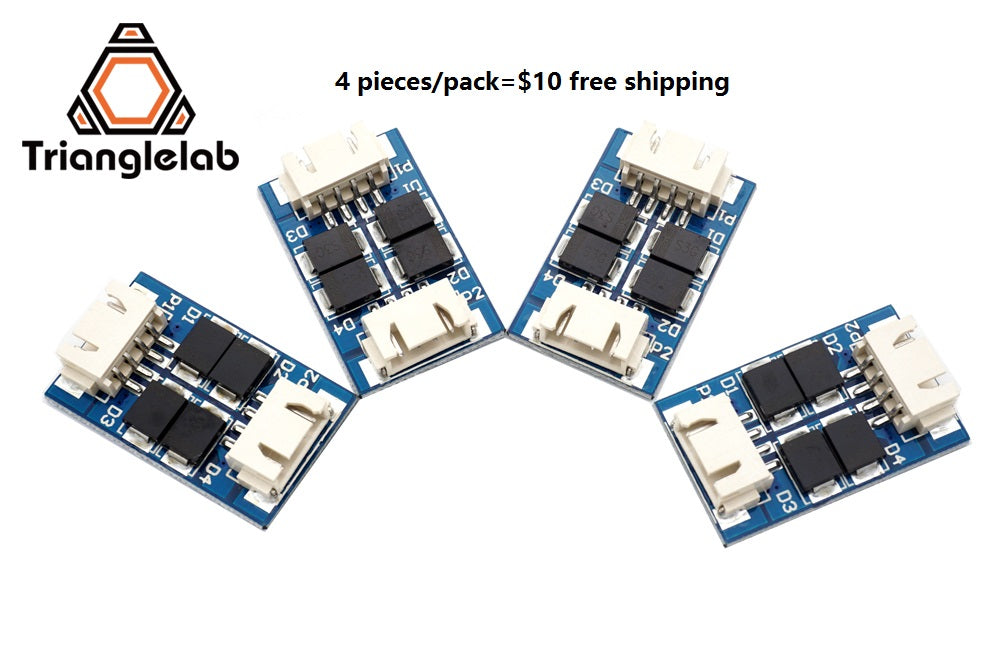 Trianglelab 4 pieces/pack TL-Smoother new kit addon module for 3D pinter motor drivers free shipping reprap mk8 prusa i3