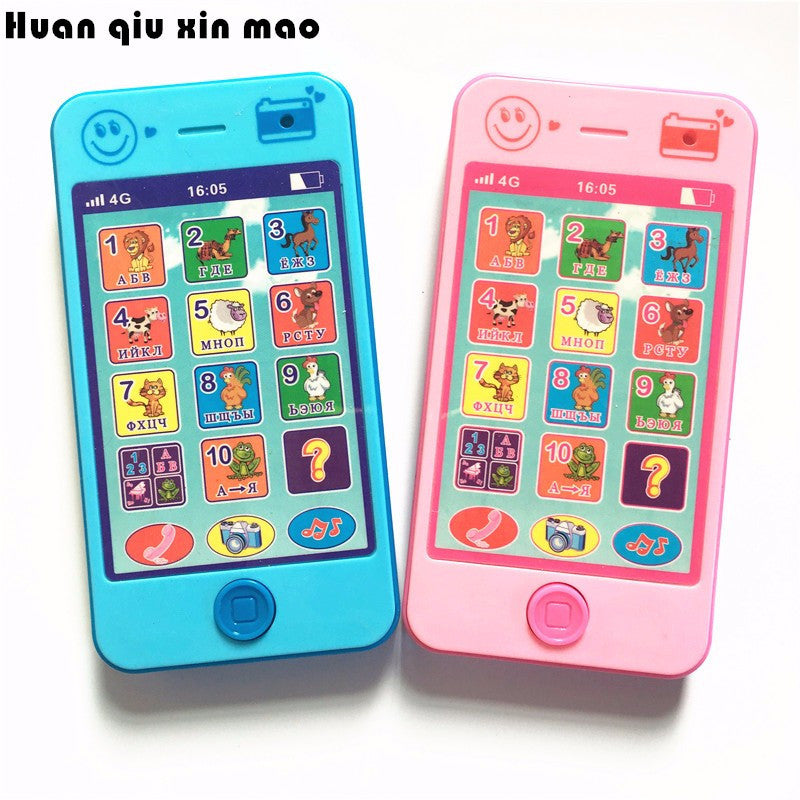 Kids Phone children's educational simulationp music mobile toy phone latest version of russian language Baby toy phone