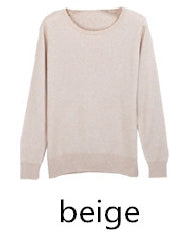 2017 Cashmere wool Sweater Women Sweaters and Pullovers female Fashion o-neck sweater solid Color Long sleeve Knitted clothes