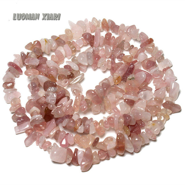 Wholesale Gravel Irregular Shape 5mm-8mm Natural Stone Beads For Jewelry Making Crystal Onyx  DIY Bracelet Necklace Strand 34''