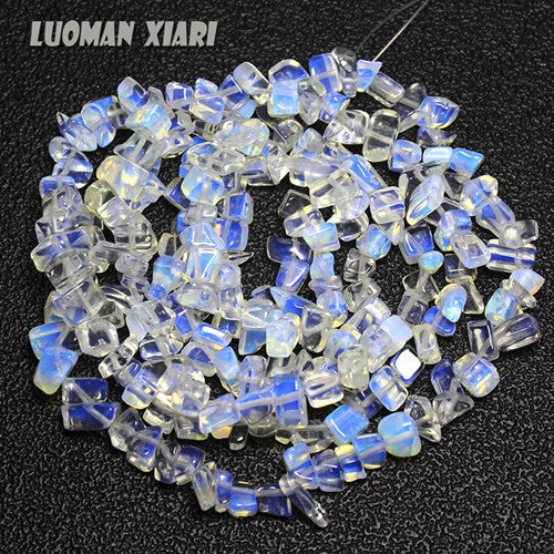 Wholesale Gravel Irregular Shape 5mm-8mm Natural Stone Beads For Jewelry Making Crystal Onyx  DIY Bracelet Necklace Strand 34''