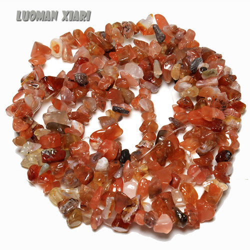 Wholesale Gravel Irregular Shape 5mm-8mm Natural Stone Beads For Jewelry Making Crystal Onyx  DIY Bracelet Necklace Strand 34''