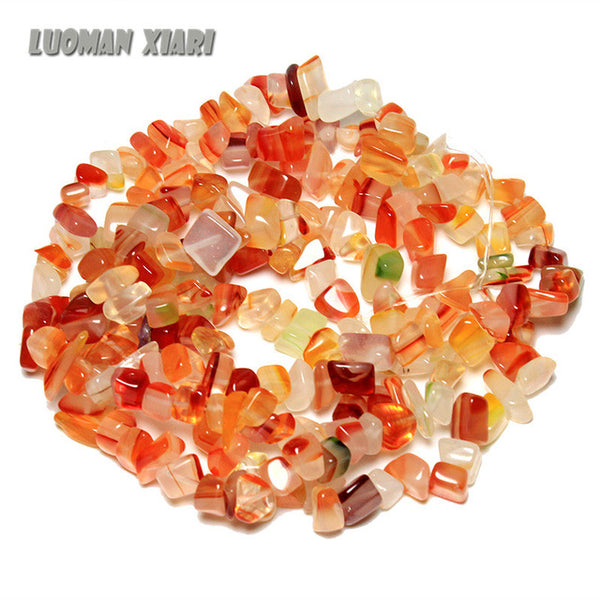 Wholesale Gravel Irregular Shape 5mm-8mm Natural Stone Beads For Jewelry Making Crystal Onyx  DIY Bracelet Necklace Strand 34''