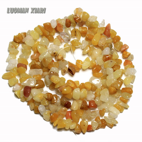 Wholesale Gravel Irregular Shape 5mm-8mm Natural Stone Beads For Jewelry Making Crystal Onyx  DIY Bracelet Necklace Strand 34''