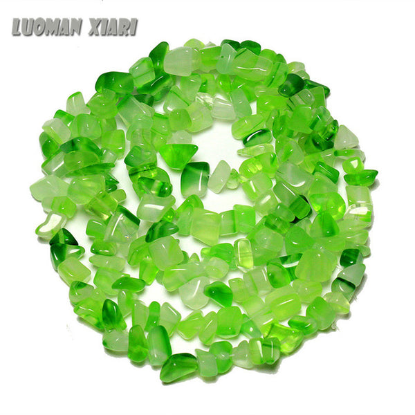 Wholesale Gravel Irregular Shape 5mm-8mm Natural Stone Beads For Jewelry Making Crystal Onyx  DIY Bracelet Necklace Strand 34''