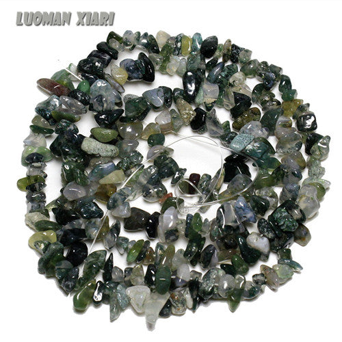 Wholesale Gravel Irregular Shape 5mm-8mm Natural Stone Beads For Jewelry Making Crystal Onyx  DIY Bracelet Necklace Strand 34''