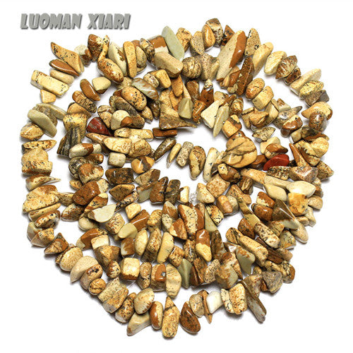 Wholesale Gravel Irregular Shape 5mm-8mm Natural Stone Beads For Jewelry Making Crystal Onyx  DIY Bracelet Necklace Strand 34''