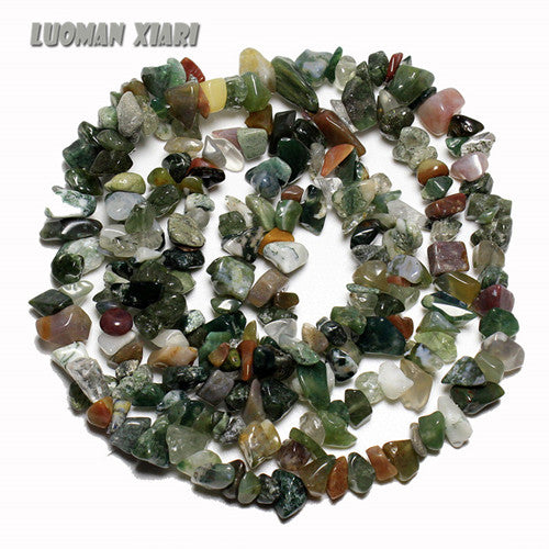 Wholesale Gravel Irregular Shape 5mm-8mm Natural Stone Beads For Jewelry Making Crystal Onyx  DIY Bracelet Necklace Strand 34''