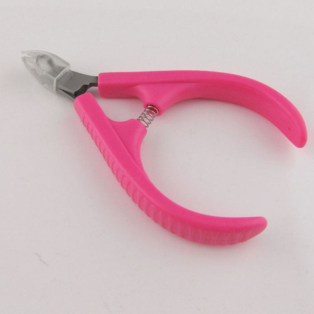 Color Random High Quality Stainless Steel Toe Finger Cuticle Nipper Clipper Trimmer Cutter Plier Scissors Nail Manicure Tool