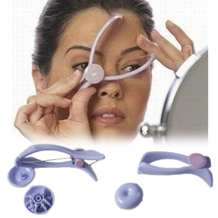 The High Quality Facial Hair Removal Plastic Defeatherer Face Plucking Clip Cleaning Face Tools Color Purple 0221
