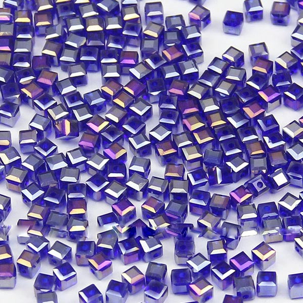 High quality 4mm 100pcs Square shape Upscale Austrian crystal beads loose bead quadrate glass ball supply bracelet Jewelry H482