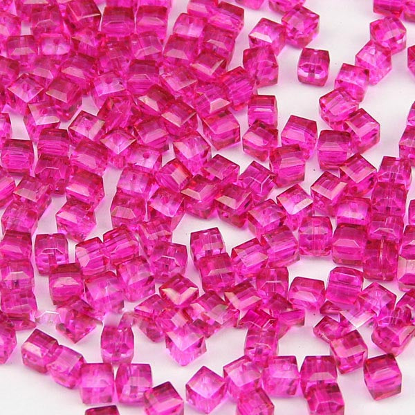 High quality 4mm 100pcs Square shape Upscale Austrian crystal beads loose bead quadrate glass ball supply bracelet Jewelry H482