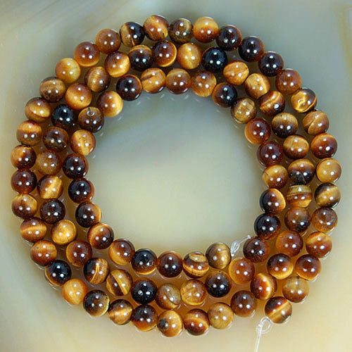 Hot Sale Natural Stone Beads Yellow Tiger Eye Beads For Jewelry Making 15.5" Pick Size: 4 6 8 10 12 14mm -F00068