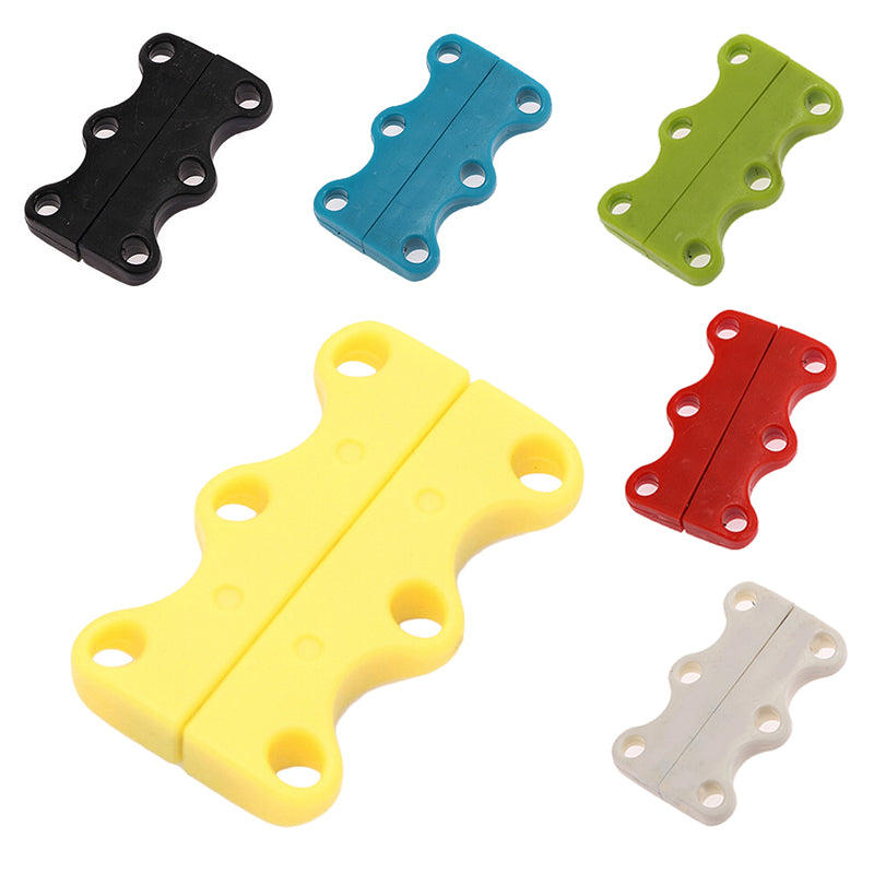 New 1 Pair Fashion DIY Shoelace Buckles Magnetic Shoelace Closure No-tie Shoelace Accessory hopping Sale @ HG99
