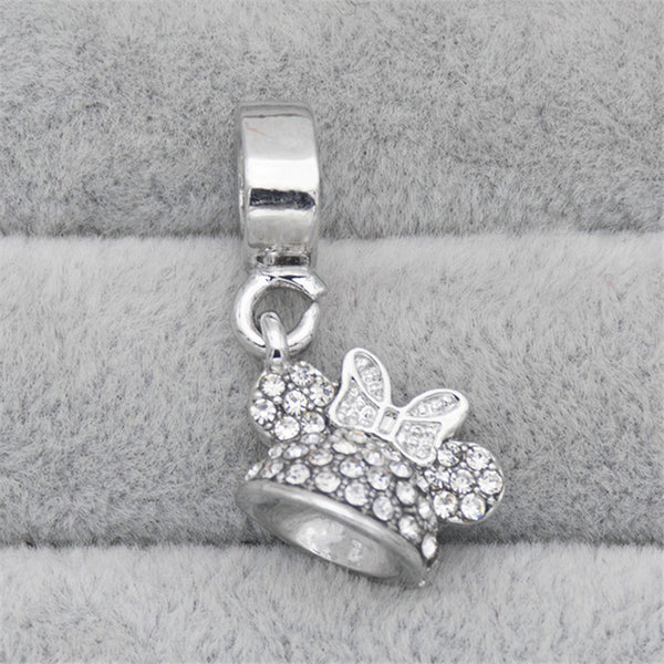 Popular Exquisite DIY European Beads Cartoon Mickey Minnie Beads Charms Fit Original Bracelet Big Hole 30 Styles Wholesale Price