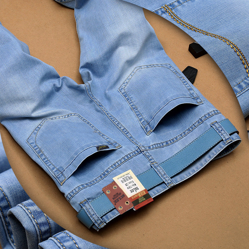 2017 Men's Jeans Utr Light Thin Fashion Brand Jeans Large sales of Spring Summer Jeans Fashion Slim Jeans men's trousers