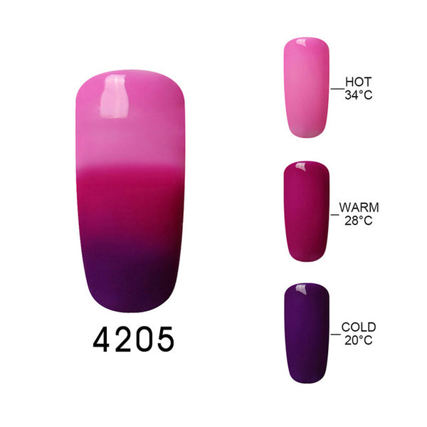 Elite99 Mood Changing Color Gel Nail Polish 32 UV Color Thermal Temperature Color Change Gel Varnish Nail Polish 10ML/PC