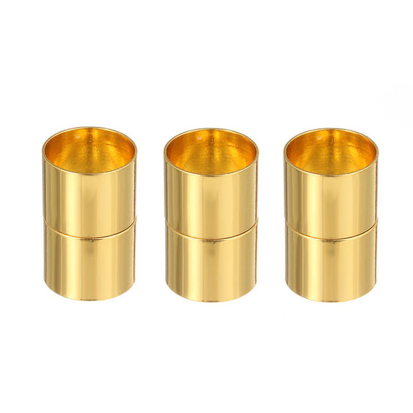 10pcs/lot Gold Strong Magnetic Clasps Fit 3 4 5 6 7 8 10 12 15 mm Leather Cord Bracelets Connectors for Jewelry Making F773