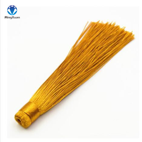 10pcs/lot 12CM Mixed Cotton Silk Tassels Earrings Charm Pendant Satin Tassels for DIY Jewelry Making Findings Materials