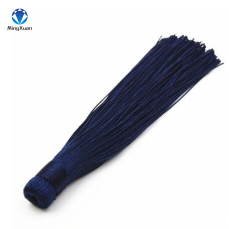 10pcs/lot 12CM Mixed Cotton Silk Tassels Earrings Charm Pendant Satin Tassels for DIY Jewelry Making Findings Materials