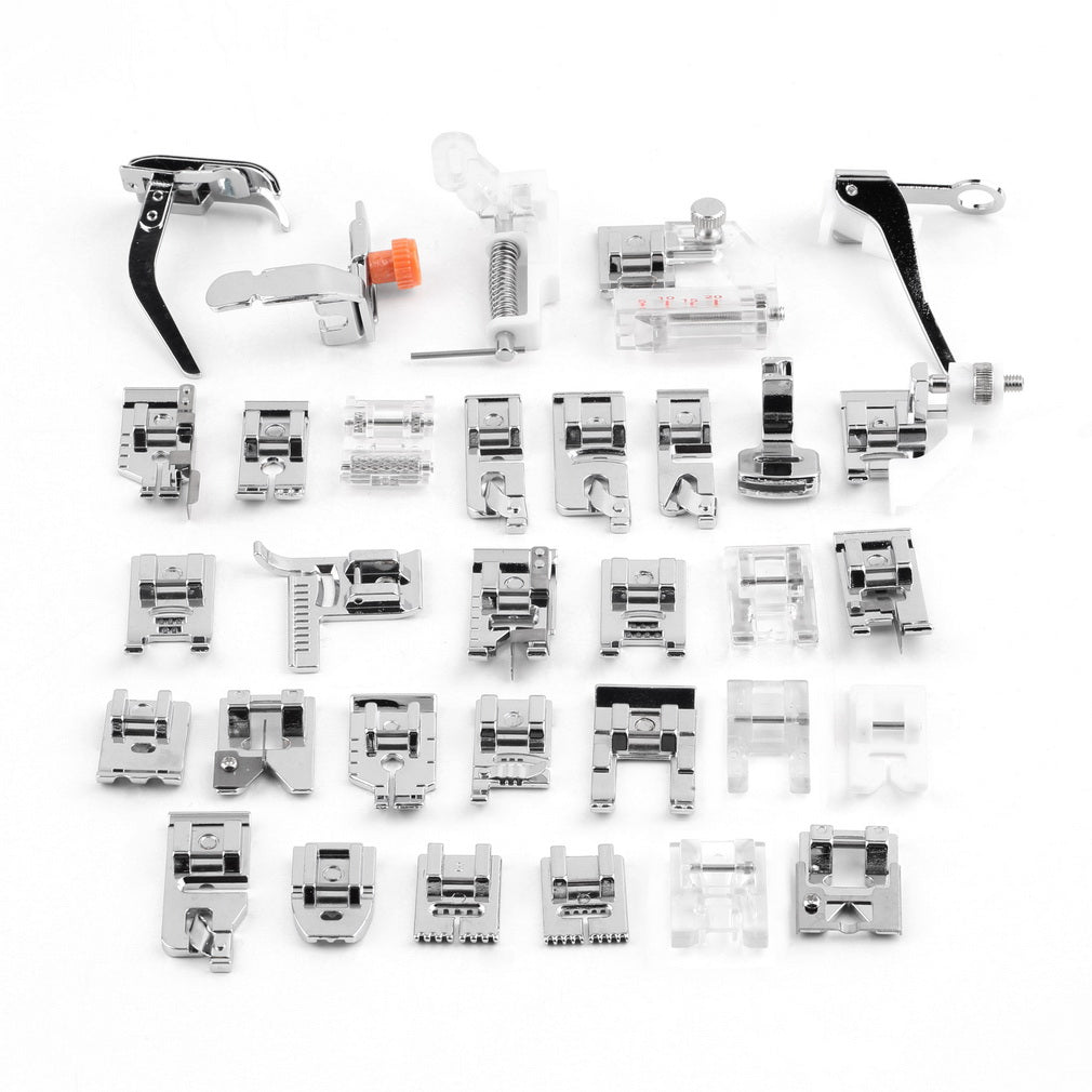 32PCS New arrival Sewing Machine Foot Feet Presser For Brother Janome Yokoyama Juki Free Shipping