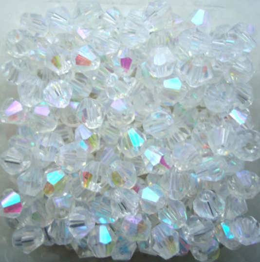 Isywaka Sale Blue Green 200PCS 4mm Bicone Austria Crystal Beads charm Glass Beads Loose Spacer Bead for DIY Jewelry Making