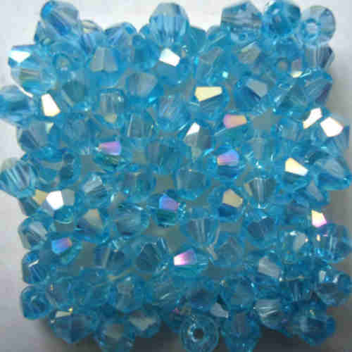 Isywaka U Choice 200PCS 4mm Bicone Austria Crystal Beads charm Glass Beads Loose Spacer Bead for DIY Jewelry Making