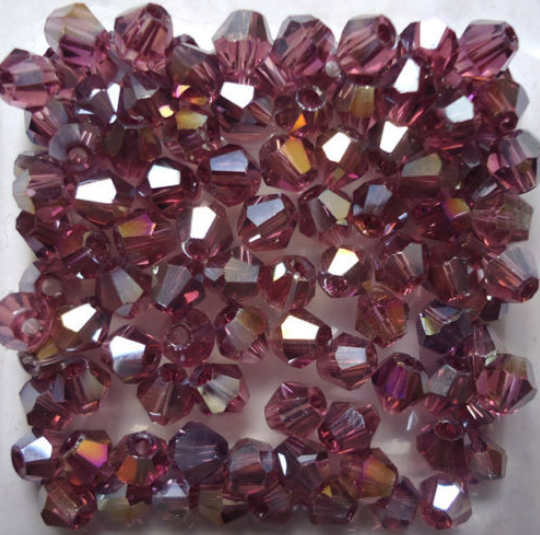 Isywaka Sale Hot Blue 200PCS 4mm Bicone Austria Crystal Beads charm Glass Beads Loose Spacer Bead for DIY Jewelry Making