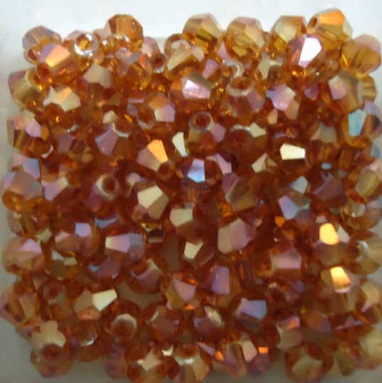 Isywaka Sale Hot Blue 200PCS 4mm Bicone Austria Crystal Beads charm Glass Beads Loose Spacer Bead for DIY Jewelry Making