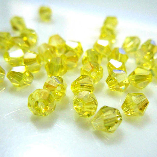 Isywaka Sale Hot Blue 200PCS 4mm Bicone Austria Crystal Beads charm Glass Beads Loose Spacer Bead for DIY Jewelry Making