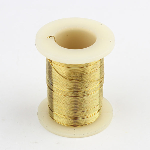 0.3mm 50m 55yd Silver Gold Copper Wire Thread Spool for Jewelry Making 28Gauge Dead Soft Beading Wrapping Wire Tarnish Resistant