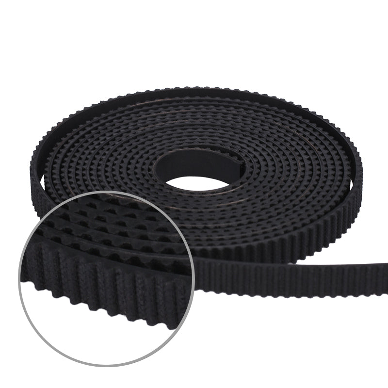 10meter Black Rubber GT2-6mm open timing belt width 6mm GT2 belt For 3D Printer GT2 Pulley A604