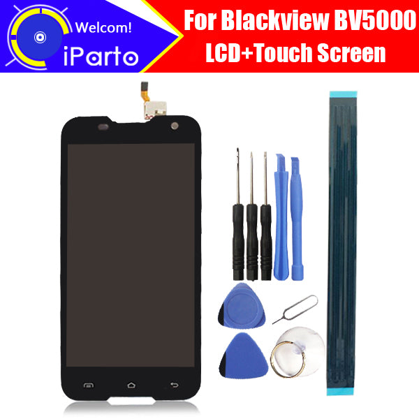 100% Original Blackview BV5000 LCD Display + Touch Screen 1280X720 5.0inch Assembly For Blackview BV5000+tools