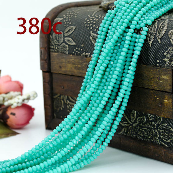 Free shipping multi color 2mm 195PCS Bicone crystal beads Cut Faceted Round Glass Beads,bracelet necklace Jewelry Making DIY