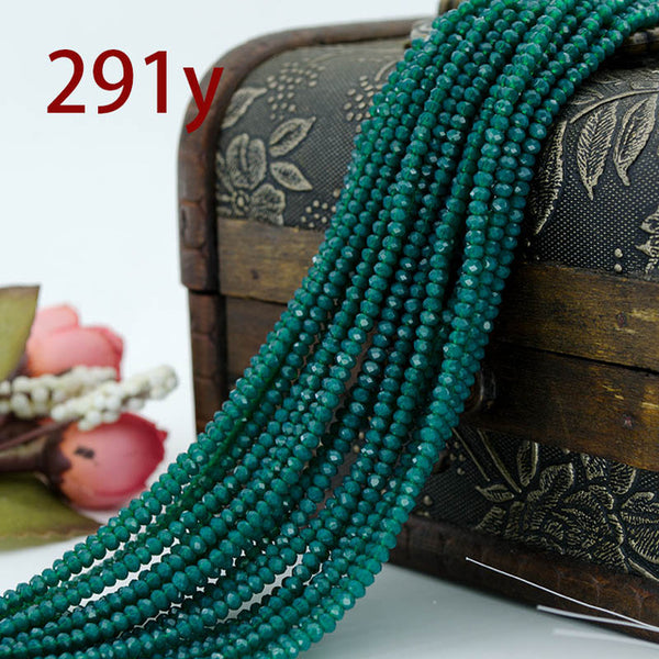 Free shipping multi color 2mm 195PCS Bicone crystal beads Cut Faceted Round Glass Beads,bracelet necklace Jewelry Making DIY