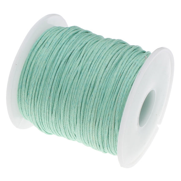 100Yards 1MM red/black Waxed Thread Cotton Cord/wire String Strap Wholesale Necklace Rope for Jewelry Making DIY Beading Thread