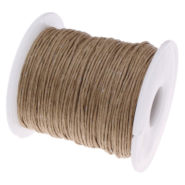 100Yards 1MM red/black Waxed Thread Cotton Cord/wire String Strap Wholesale Necklace Rope for Jewelry Making DIY Beading Thread