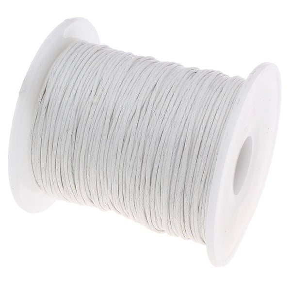 100Yards 1MM red/black Waxed Thread Cotton Cord/wire String Strap Wholesale Necklace Rope for Jewelry Making DIY Beading Thread