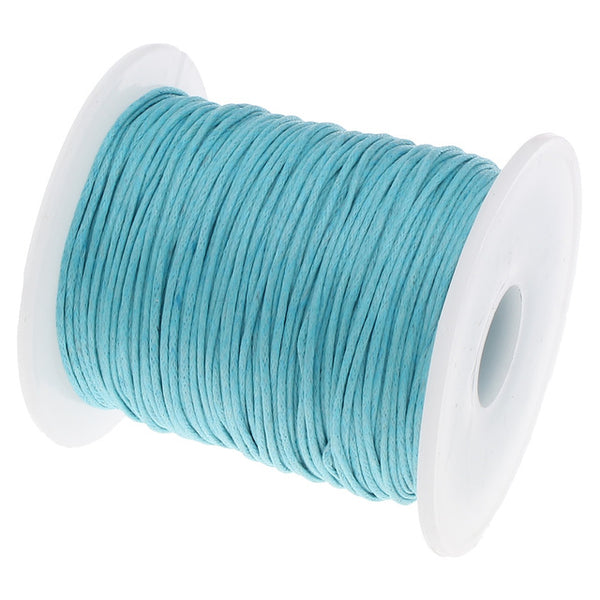 100Yards 1MM red/black Waxed Thread Cotton Cord/wire String Strap Wholesale Necklace Rope for Jewelry Making DIY Beading Thread