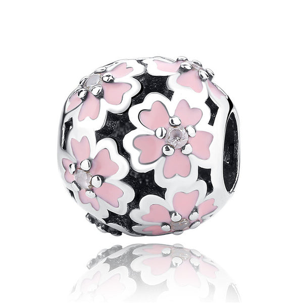 Aliexpress 100% 925 Sterling Silver Poetic Blooms Beads Fit Original pandora Charm Bracelet Authentic Luxury DIY Jewelry Gift