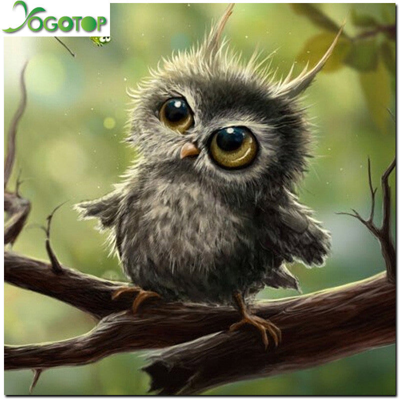 3D Diamond Painting Cross Stitch Pattern 5D Diamond Embroidery Owl Mosaic Resin Full Drill Home Decor DIY Painting GT300