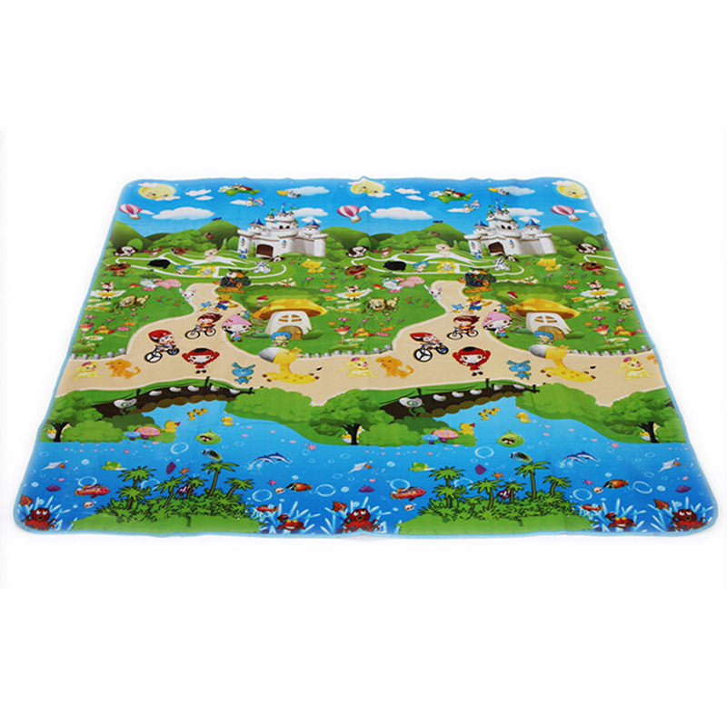 150*180cm Baby Toys Foam Vhildren's Play Mat Floor Kids Rug Carpet for Children Letter Animal Paradise Safety Kids Climb Blanket