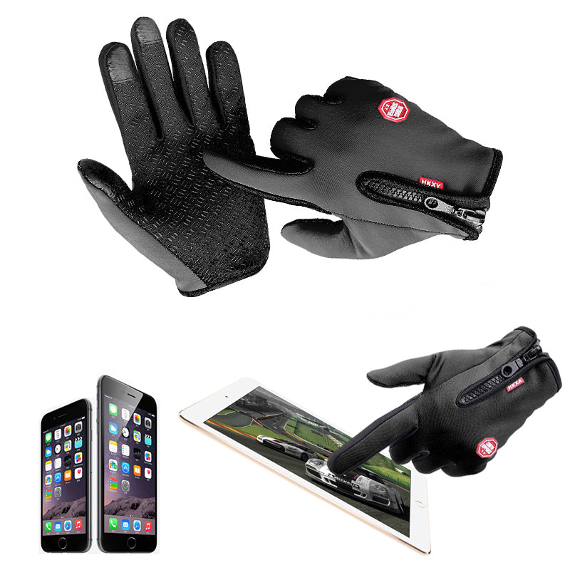 Hot Motorcycle Gloves Windstopper Full Finger Ski Gloves Warm Riding Glove Outdoor Sports M L XL Size