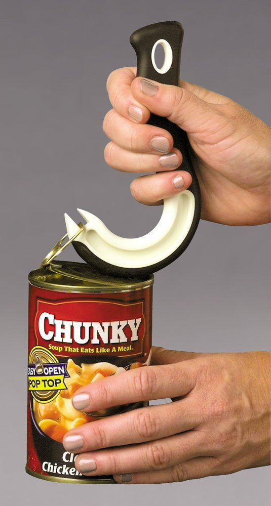 Ring Pull Can Opener with Non-Slip Grip,Top Lifter Helper - Kitchen Tools & Gadgets