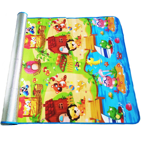 180*120*0.3cm Baby Crawling Play Puzzle Mat,Children Carpet Toy Kid Game Activity Gym Developing Rug Outdoor Eva Foam Soft Floor