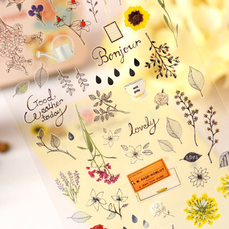 E40 Cute stationery 1sheet kawaii Deco scrapbooking planner stickers/sticky notes/filofax/papeleria/office supplies