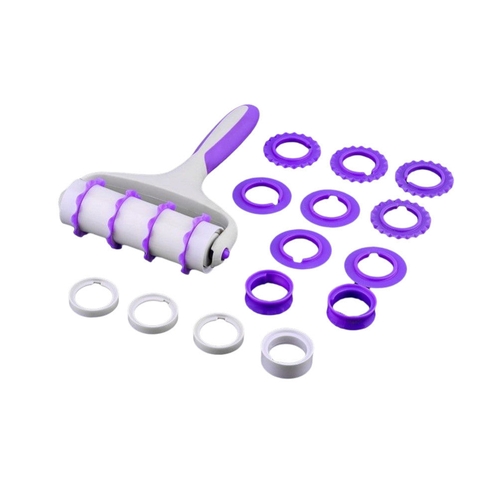 New Ribbon Strip Fondant Cookie Cutter Sugarcraft Silicone Mold Baking Cake Decorating Tools Embosser Roller Bakeware Tools Z2