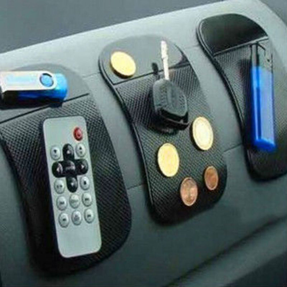 Portable Car Mat Magic Sticky Pad Silicone Antiskid Mat Non Slip Mat for Mobile Phone PDA mp3 mp4 Key Car Accessories